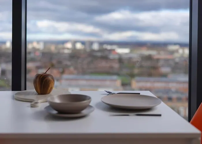 2 Bed Ensuite With Fantastic Night View And Old Trafford Stadium Apartament Manchester