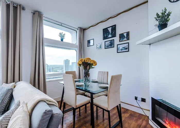 2br Heights Sleeps 7 Parking & Wifi Apartmán Manchester