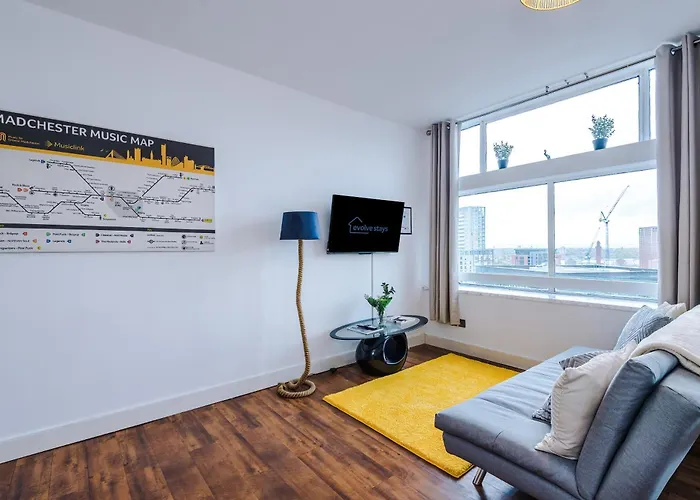 2br Heights Sleeps 7 Parking & Wifi Apartmán Manchester