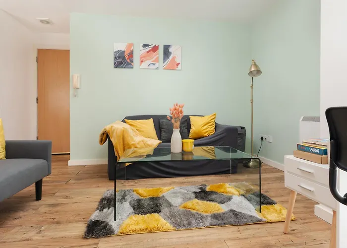 아파트 Beehive Salford Quays Immaculate 1-bed Flat With Free-parking *
