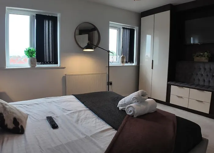 아파트 Stylish In Vibrant Salford, Manchester!