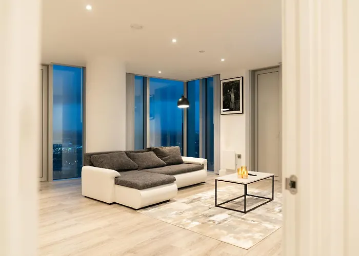 Luxury 2 Bed Penthouse With Stunning Views In Centre 아파트 맨체스터