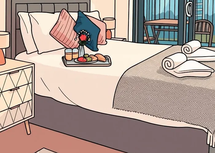 Daire Lets Sa I 2bed 2bath L Waterfront L Private Balcony I Relaxing Retreat I Great Location