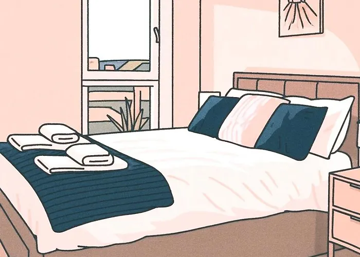 아파트 Lets Sa I 2bed 2bath L Waterfront L Private Balcony I Relaxing Retreat I Great Location *