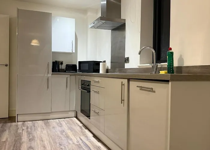 Daire Modern 2br In M5, Man United Stadium, And Mediacity Manchester