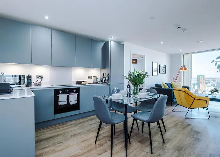 Skyline With Thermal Apartment