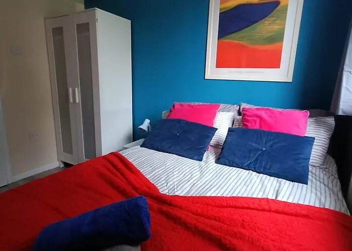 아파트 #85 Stylish Salford Free Parking Sleeps 6 맨체스터