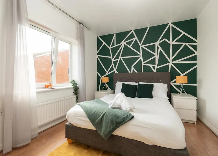 Tatil Evi Stylish 4bd Townhouse - Centre - O2 Apollo Manchester