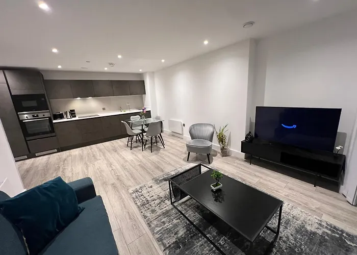 Luxe Penthouse 2 Bed Deansgate Daire