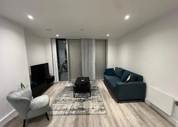 아파트 Luxe Penthouse 2 Bed Deansgate 맨체스터