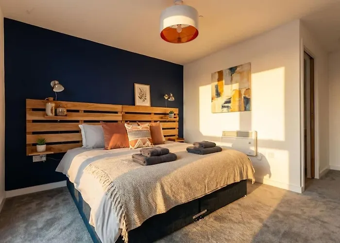 Apartmán Modern & Spacious 2 Bed By Old Trafford Manchester