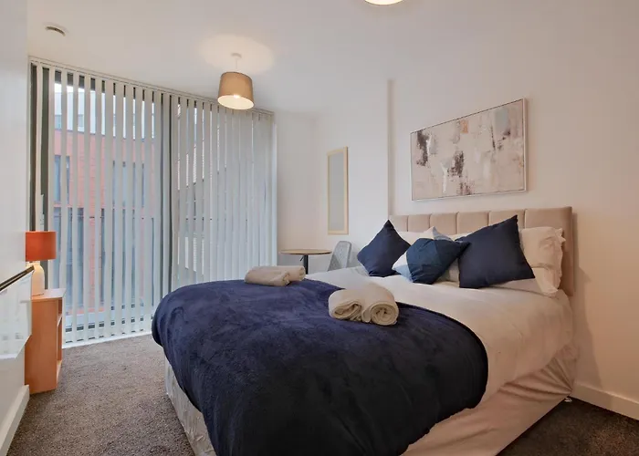 아파트 Modern 2 Bed With Balcony By Arndale 맨체스터