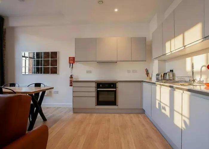 Apartman Stunning 1 Bed Flat 5min Walk To Victoria Station Manchester