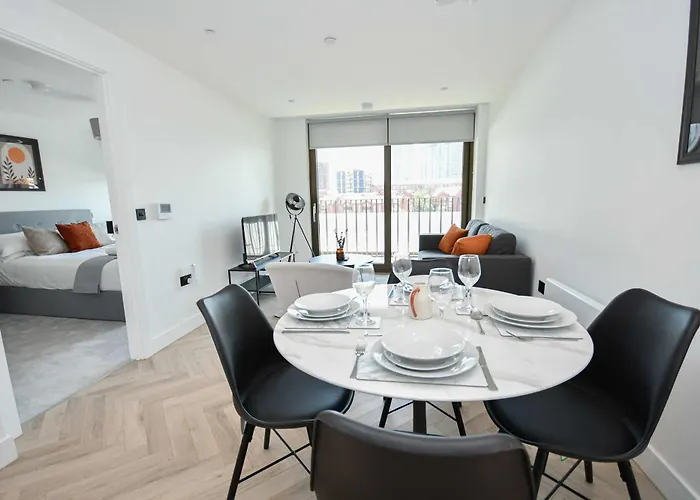 아파트 Contemporary 2 Bed 맨체스터