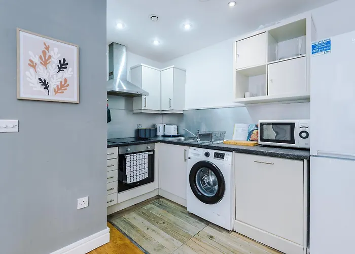 2br Flat In Northern Quarter, Kitchen, Parking, Wifi * 맨체스터
