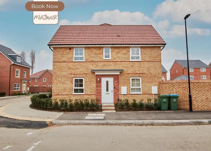 Spacious 3Br House By Mystayuk Short Lets & Serviced Accommodation Manchester Perfect For Contractors With Free Wifi & Free Parking Dom wakacyjny Manchester