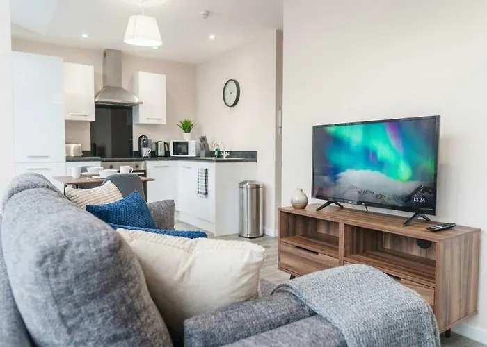 Bright 1 Bed - Sleeps 2 아파트