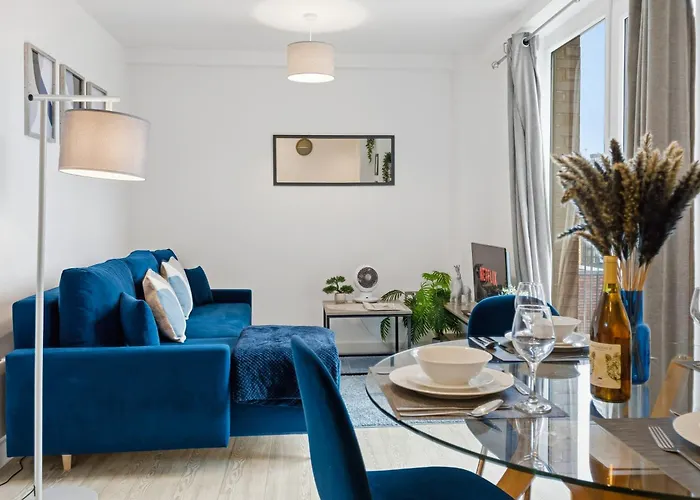 아파트 1br Nr Arena,attractions&wifi