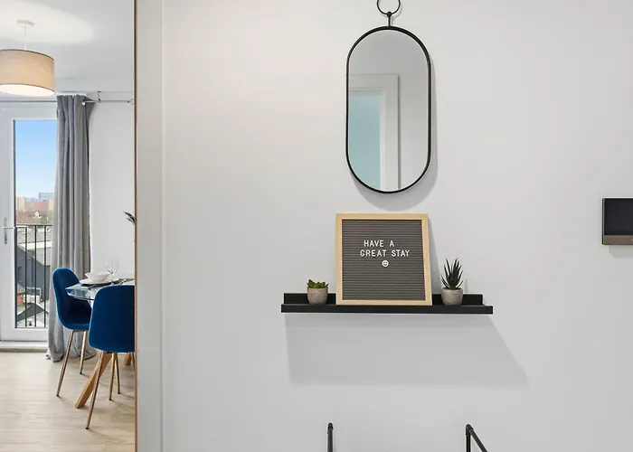 아파트 1br Nr Arena,attractions&wifi