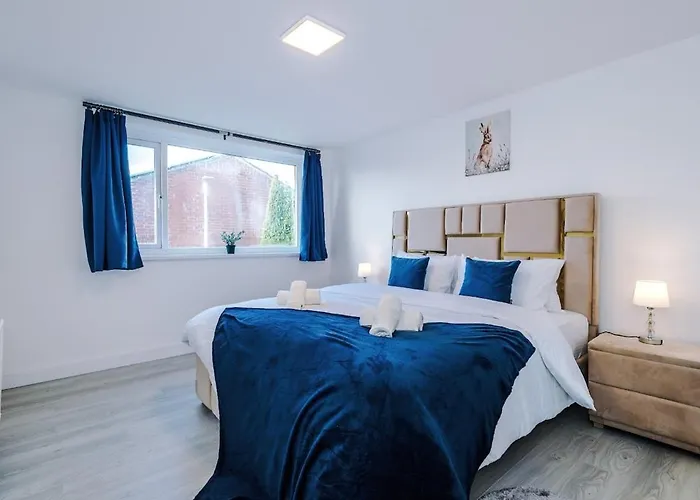 Tatil Evi Pearl Reside - Sleeps 5, Free Parking & 5 Mins Centre Manchester