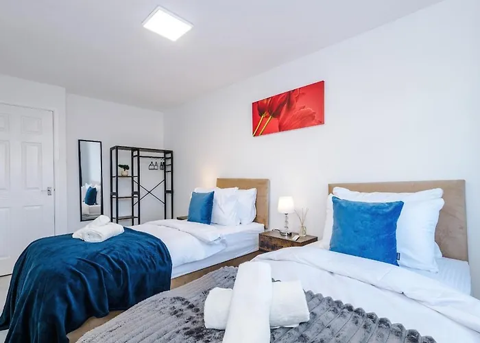 Сasa de vacaciones Pearl Reside - Sleeps 5, Free Parking & 5 Mins Centre Mánchester