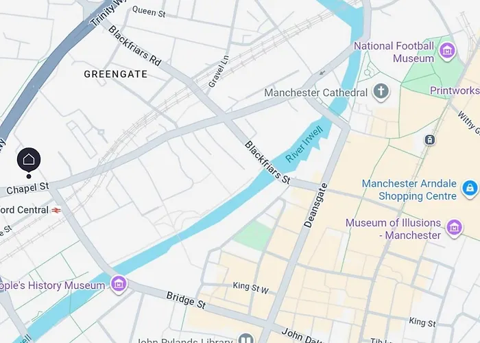 2 Bed 2 Bath Apartment,500 Meter's From Deansgate 아파트 *