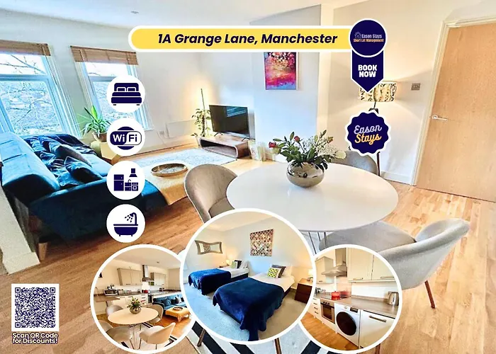 아파트 Modern 2-bed For Work 맨체스터