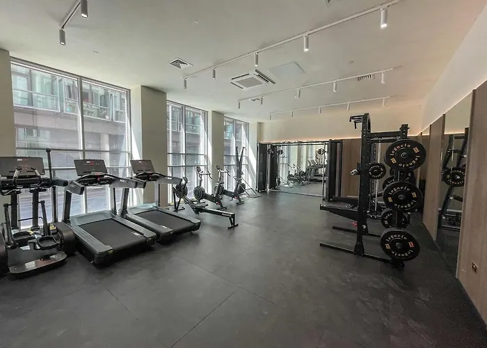 Luxury City Apartment Manchester With Gym & Parking