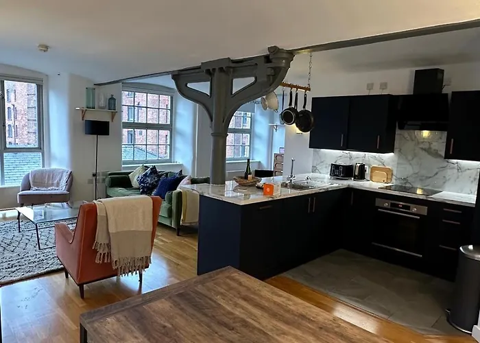 아파트 Royal Mills 2br By Torr Group Short Lets & Serviced With Free Wifi 맨체스터