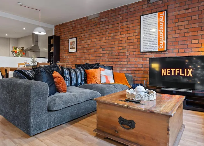 Апартаменты Rooftops View, Northern Quarter, Balcony