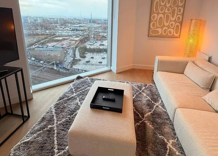 2bed - Sleeps 4 Centre Parking 아파트 맨체스터