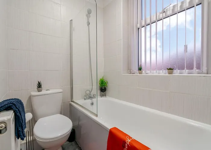 Apartamento Comfort Hub, Free Parking, Workstation Mánchester