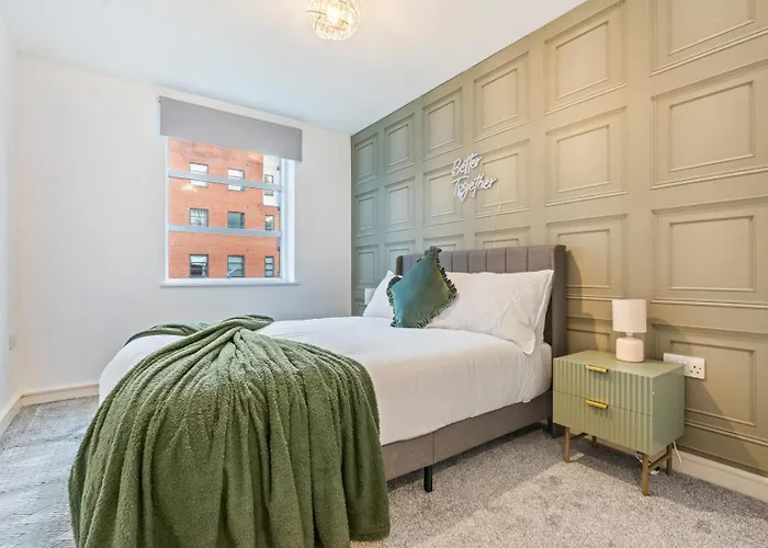 2-bed Apt-sleeps 5-long Stays-oxford St Apartamento Mánchester
