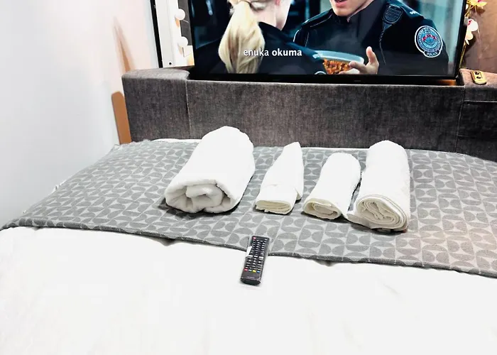 Luxury 2-bed Apartment,office With Built-in Tv King Bed, Private Entrance And Free Parking Apartamento