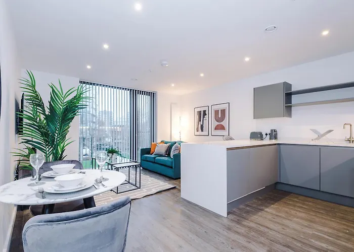 Stylish 1br Near Centre, Salford * Manchester