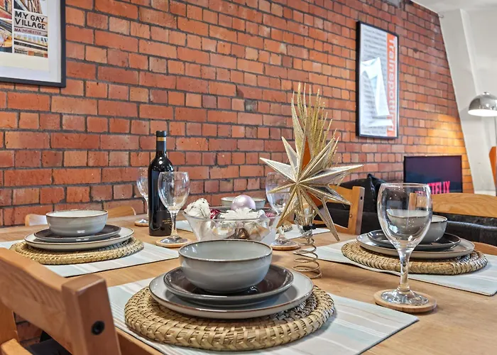 Rooftops View, Northern Quarter, Balcony Апартаменты Манчестер