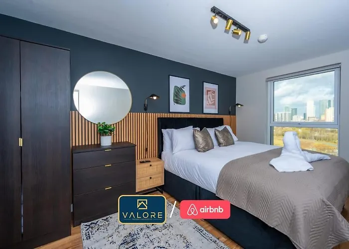 Apartament Luxury Waterfront 2br - Free Gym Access & Parking Manchester