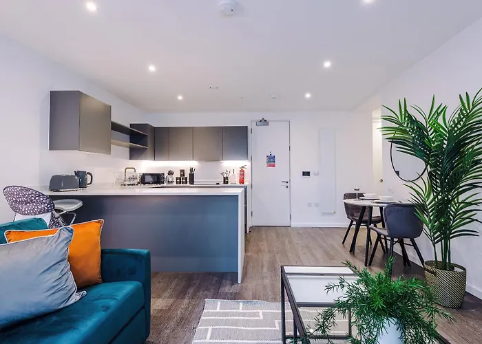 Stylish 1br Near Centre, Salford *