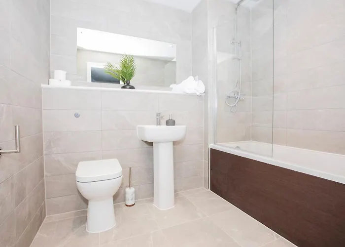 Luxury Condo-terrace - Gym - Parking - Mánchester