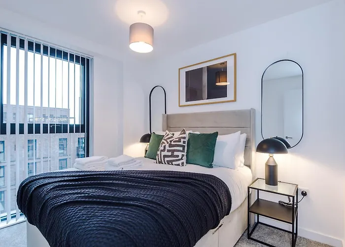 公寓 Modern 2br W Secure Parking Salford