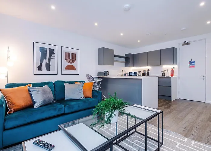 Stylish 1br Near Centre, Salford *