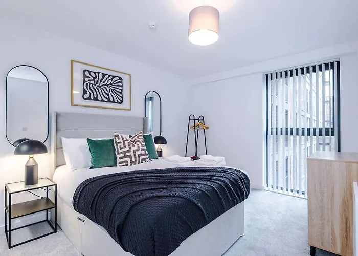 公寓 Modern 2br W Secure Parking Salford