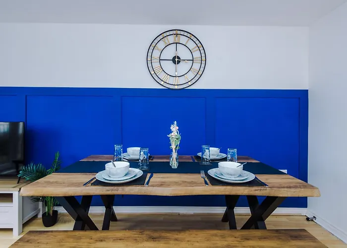 The Salford Luxe Apt - Chic & Modern 2-Bed Living - Business Or Work-Friendly Stay By Parydise Properties * 맨체스터