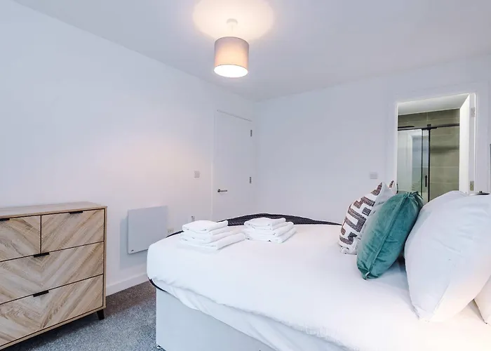 公寓 Modern 2br W Secure Parking Salford 曼彻斯特