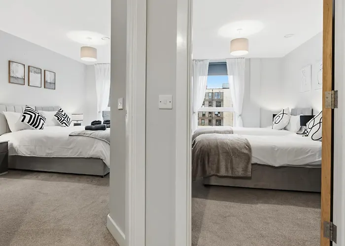 Lux 2bd, Free Parking & Wifi, Near Mcr Center And Media مانشستر