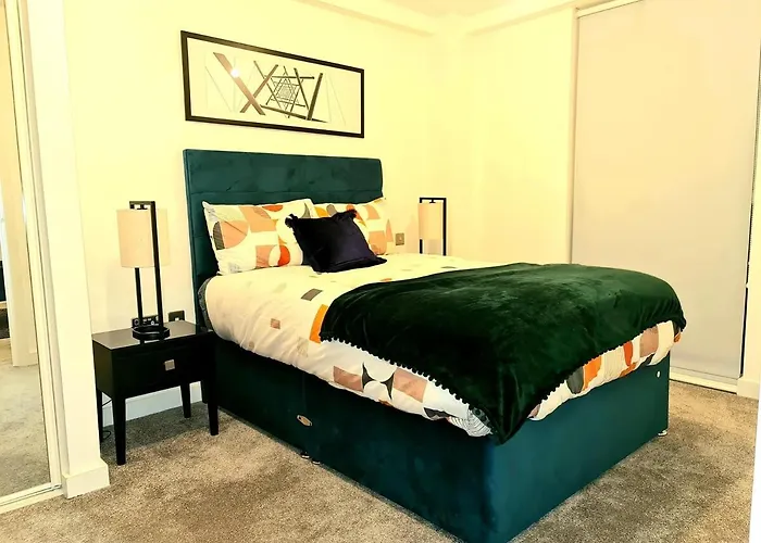Luxury 2 Bed Apartment, Kingsize Beds, 2 Bathrooms Daire Manchester