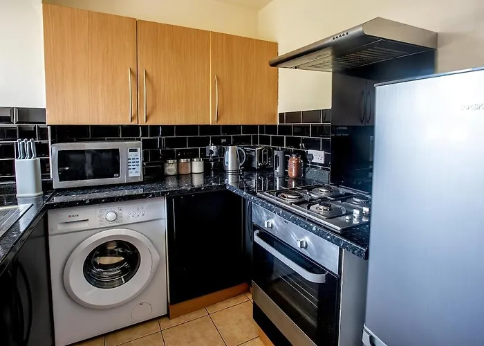 Stylish In Salford With Free Parking Apartman *