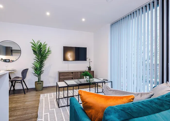 Stylish 1br Near Centre, Salford