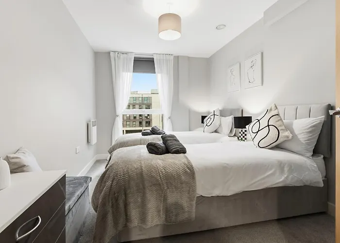 Lux 2bd, Free Parking & Wifi, Near Mcr Center And Media * مانشستر