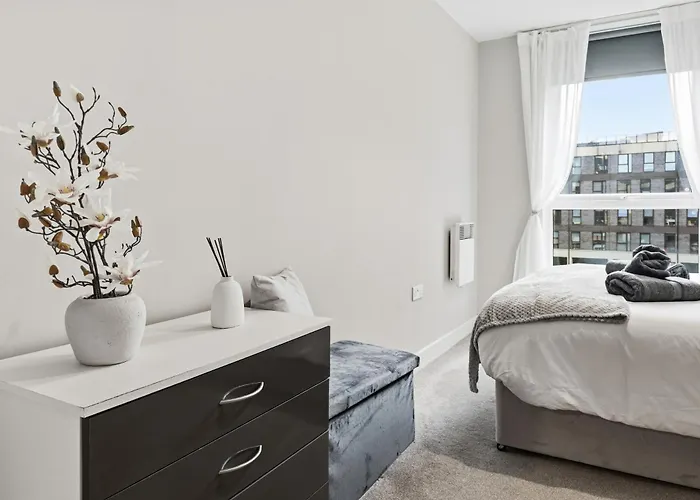 Lux 2bd, Free Parking & Wifi, Near Mcr Center And Media * Manchester